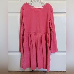 Hanna Andersson hot pink corduroy girls dress